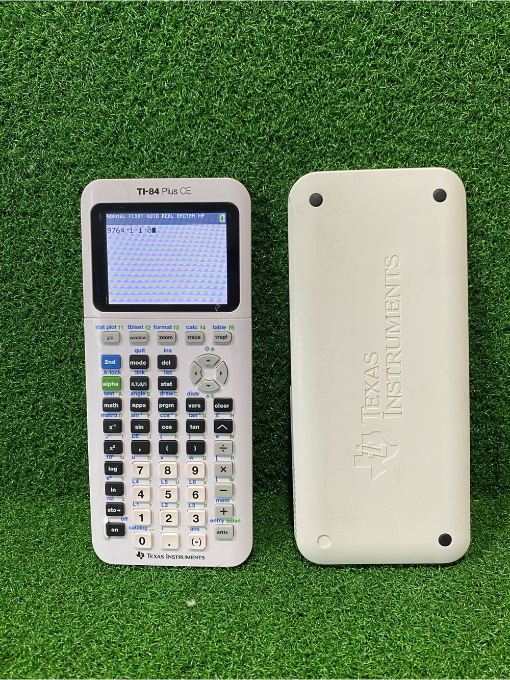 Texas Instruments White Graphing Calculator TI-84 Plus CE with Cover
(Sep 026)